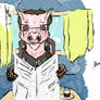 Piggly : Character Study 5 , Kitchen Company