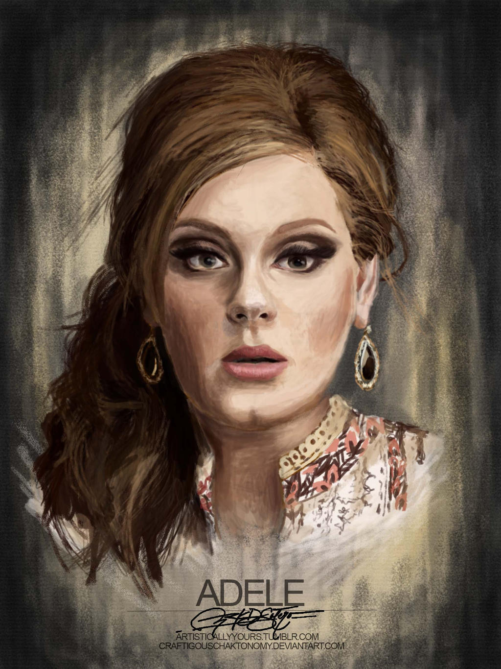 Adele by artofrowell on DeviantArt