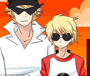 Bro Strider and Dave Strider