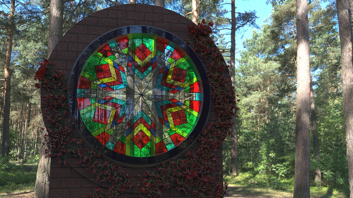 Stained Glass Window by Bahr3DCG