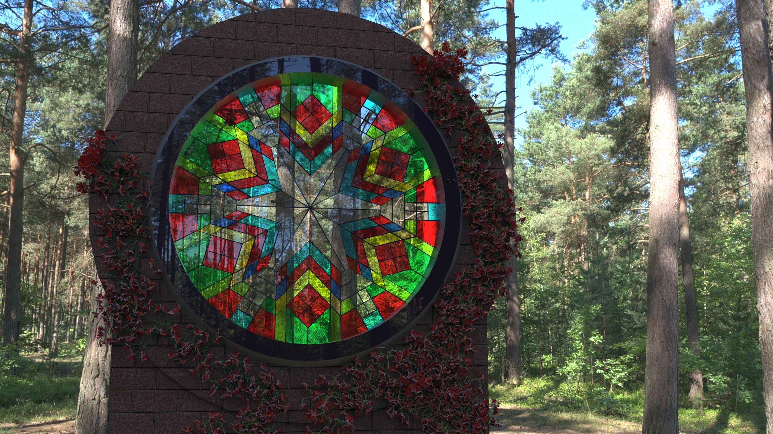 Stained Glass Window by Bahr3DCG