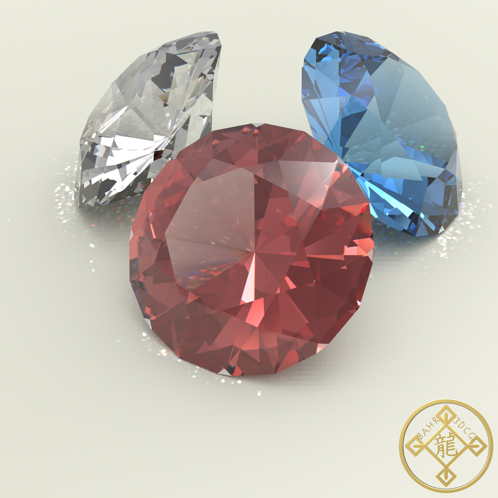 Caustic Series 3: Gemstone Set by Bahr3DCG