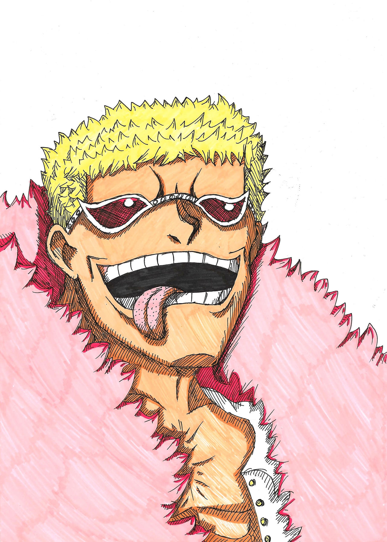 #04 Donquixote Doflamingo (One Piece) Color