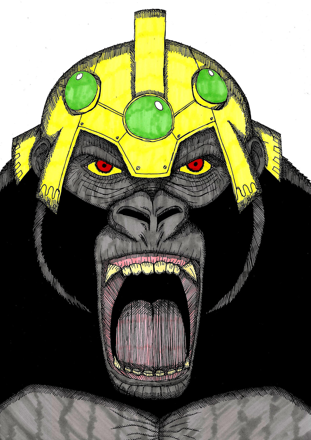 #69 Gorilla Grodd (The Flash/DC) by Ollmart on DeviantArt