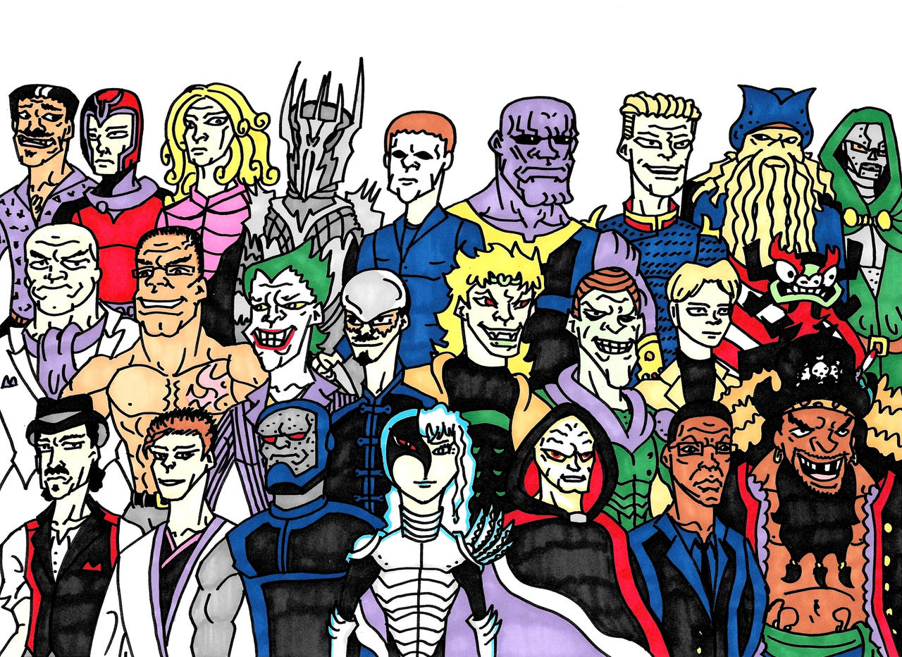 Main Baddies from things I happen to enjoy :)