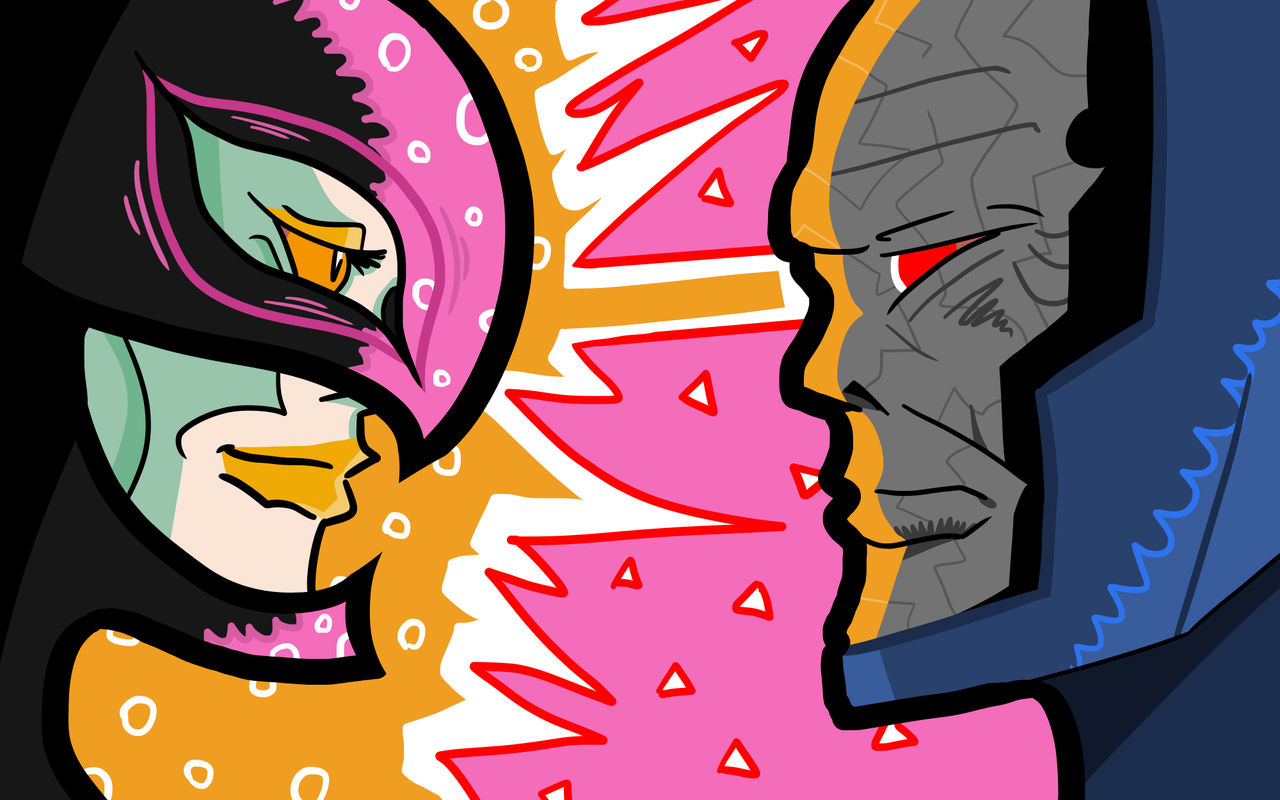 Evils Clashing - Femto v Darkseid