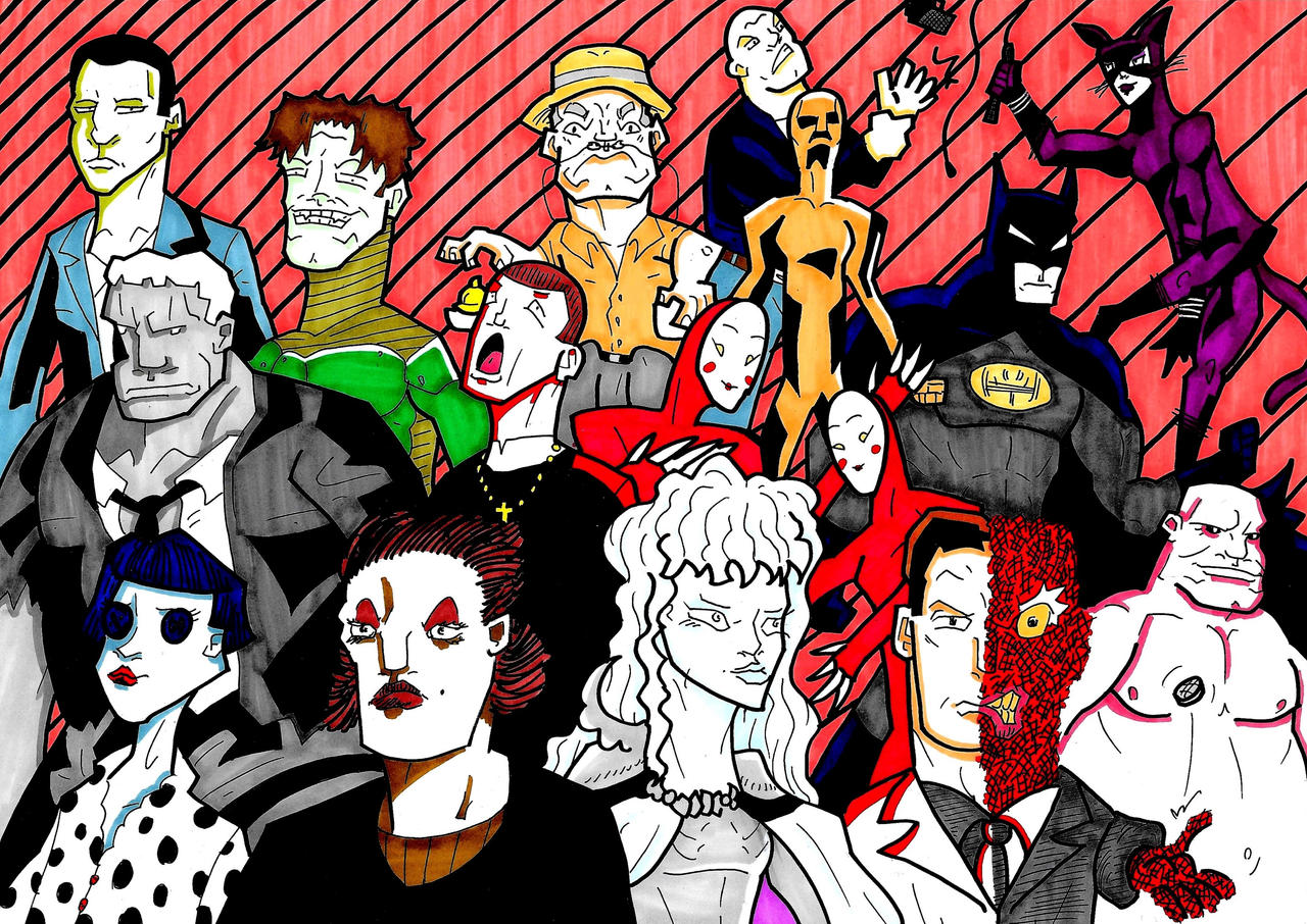 Doodled Cool Characters