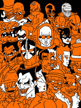 Batman Rogues (Long Halloween)