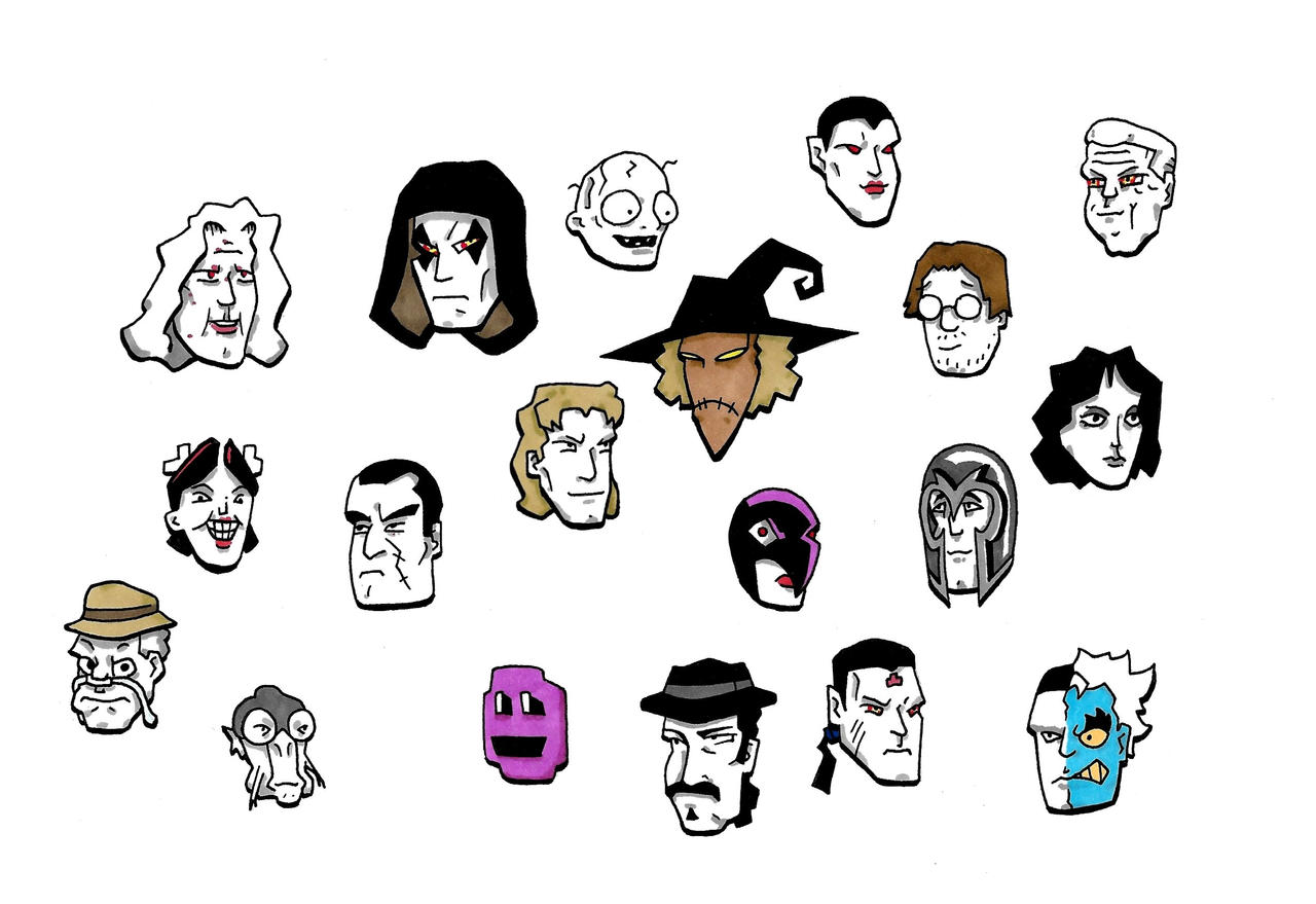 Villain Heads 1