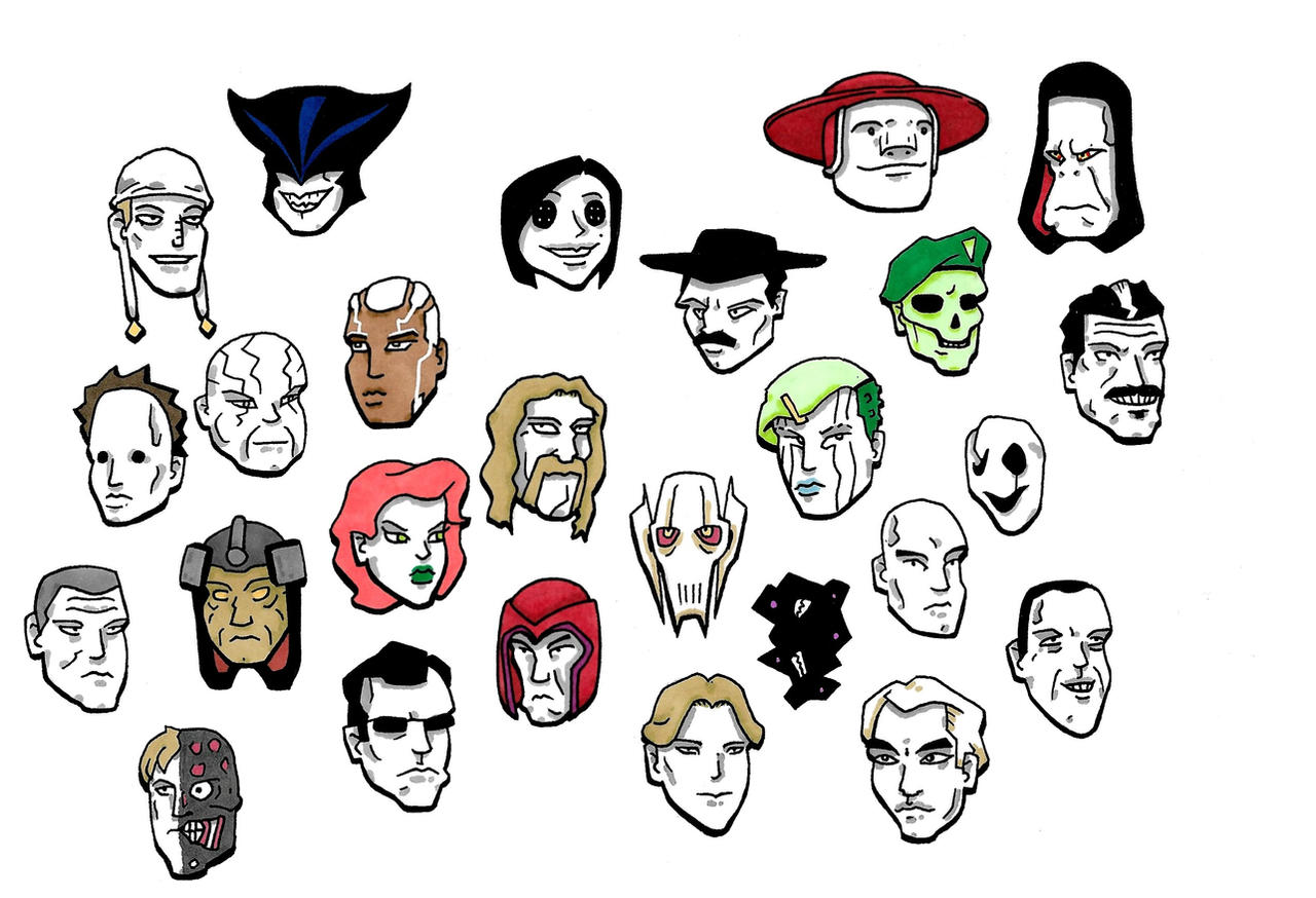 Villain Heads 4