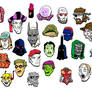 Villain Heads 5