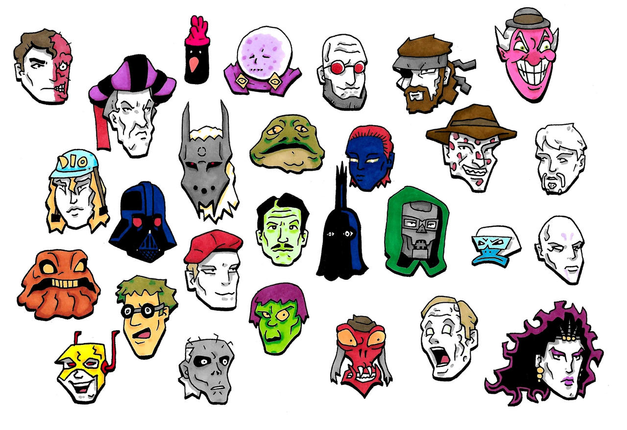 Villain Heads 5