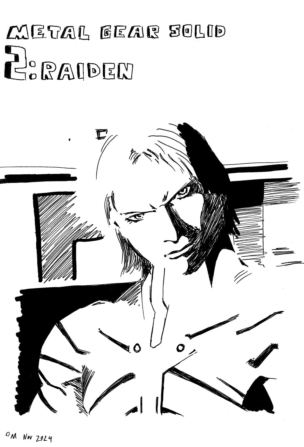 Quinton Flynn's Raiden from Metal Gear Solid 2