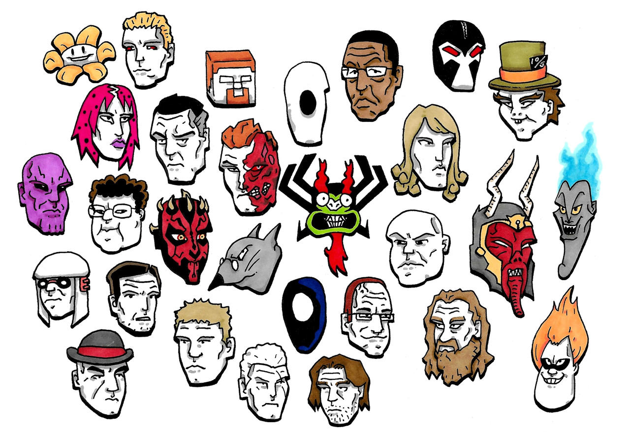 Villain Heads 6