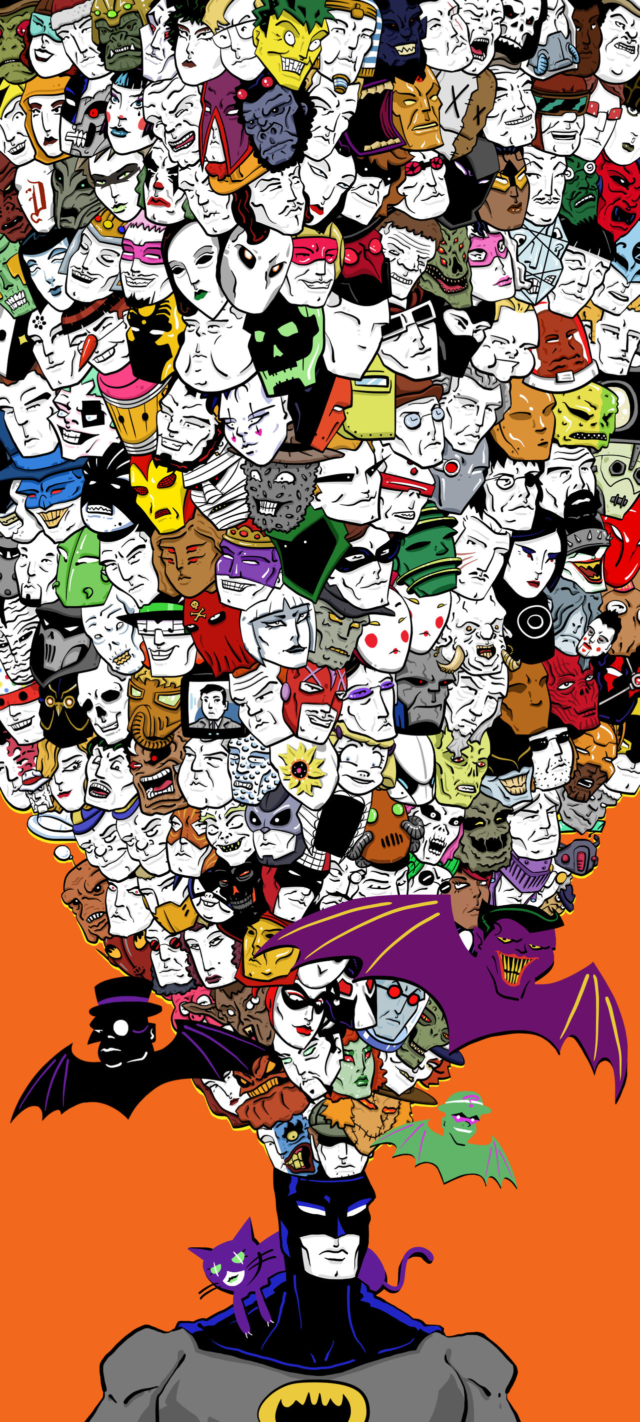 Batman's Mind Vulcano of Villains