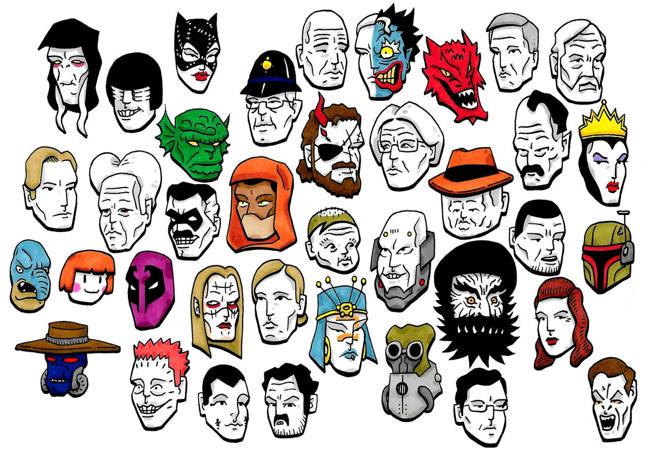 Villain Heads 11