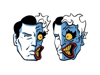 Two-Face Earrings Idea
