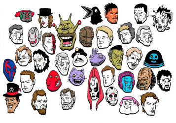Villain Heads 13