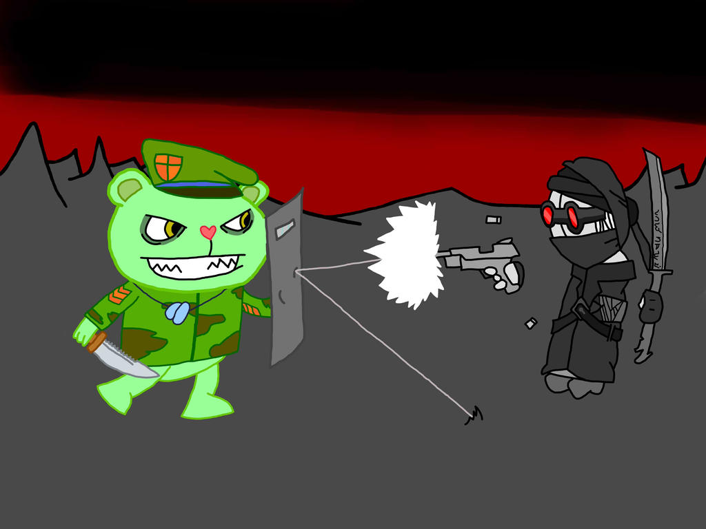 Fliqpy V Hank J Wimbleton By Thejdmguy On Deviantart