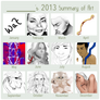 2013 Summary Of Art