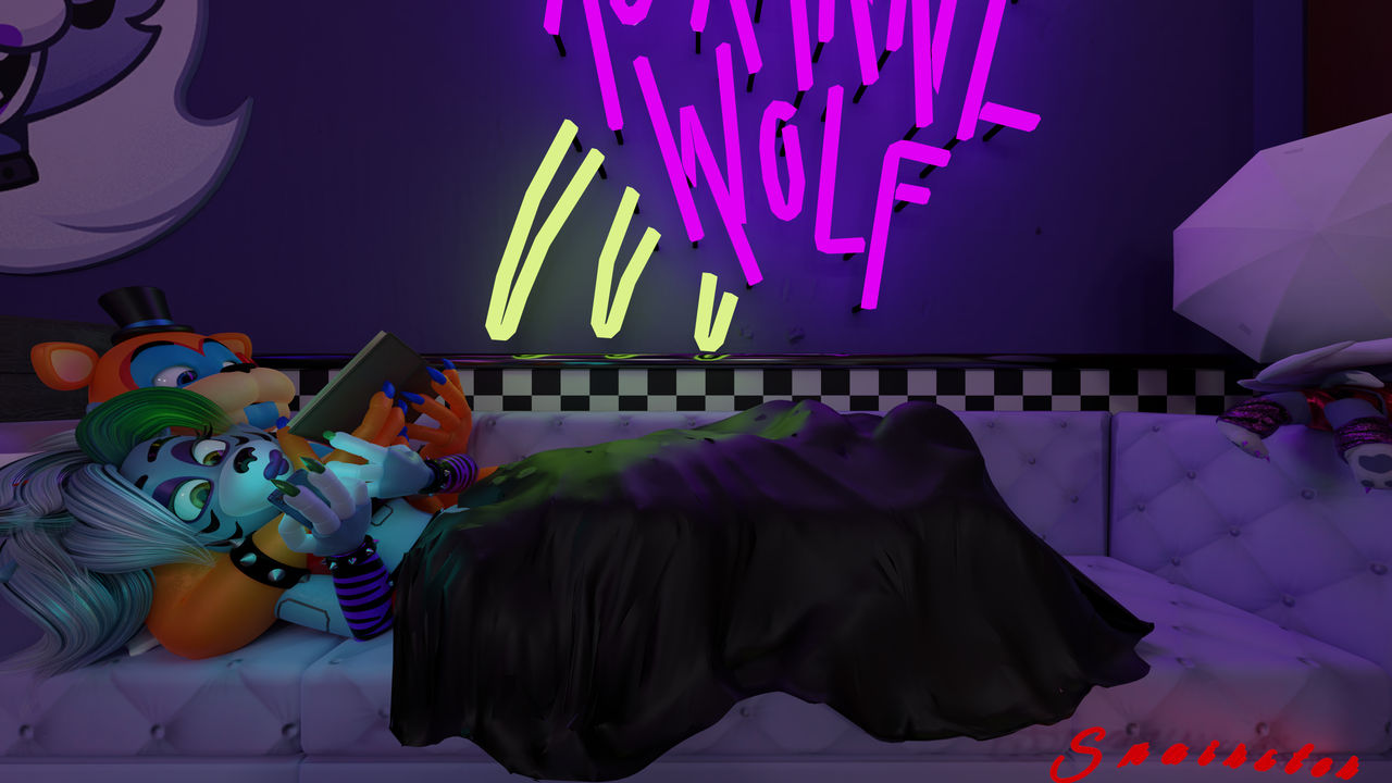 Roxy and Freddy snuggling by Snairster on DeviantArt