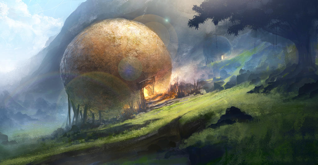 Deviantart Giants Rocks Giant Rock Ball by TomPrante on DeviantArt