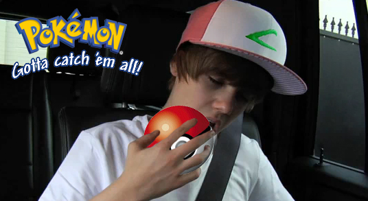 Justin Bieber is Ash Ketchum