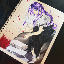 Kaneki and Rize