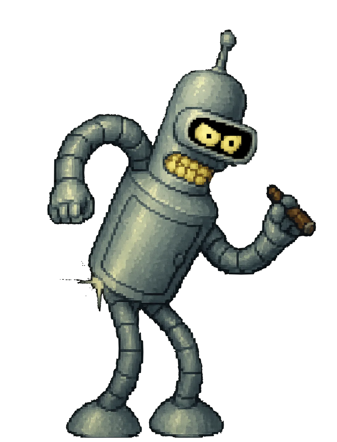 Deviantart Bender Bender Bending sprite futurama fan art tribute by OlirumD on DeviantArt