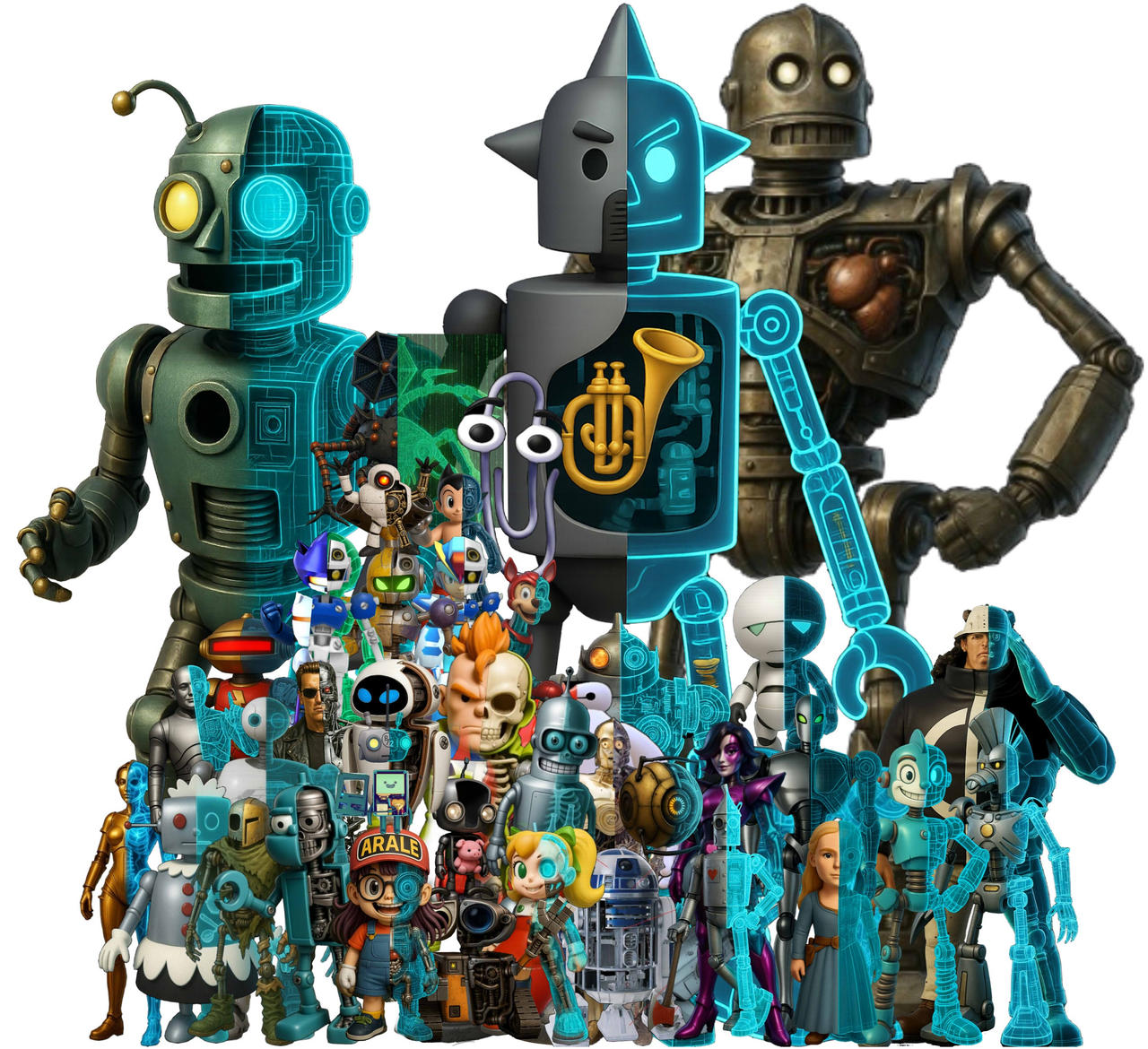 Famous Robots 3d tribute - fan arts by OlirumD on DeviantArt