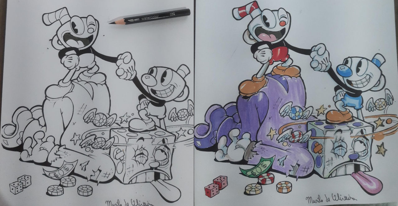 Cuphead And Mugman Defeat King Dice Fan Art By OlirumD On DeviantArt cuphead-and-mugman-defeat-king-dice-fan-art-by-olirumd-on-deviantart