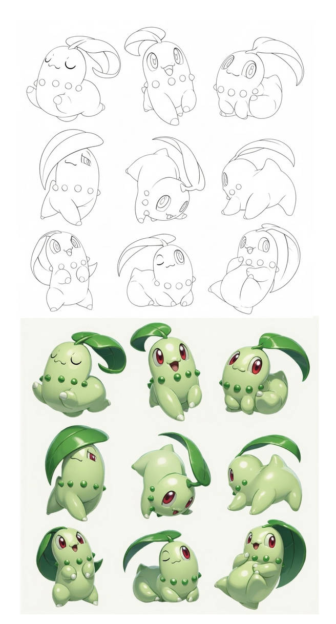 Chikorita Pokemon Fan Art Nintendo Tribute By OlirumD On DeviantArt chikorita-pokemon-fan-art-nintendo-tribute-by-olirumd-on-deviantart