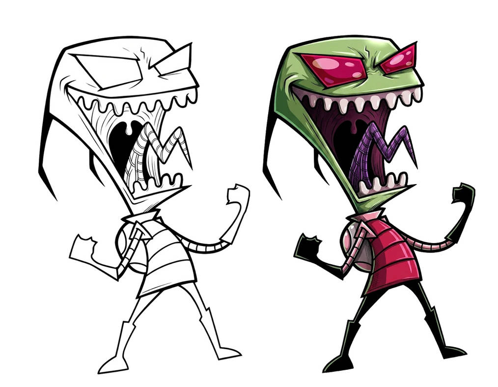 Invader Zim Invasor Zim Fan Art Alien By OlirumD On DeviantArt invader-zim-invasor-zim-fan-art-alien-by-olirumd-on-deviantart