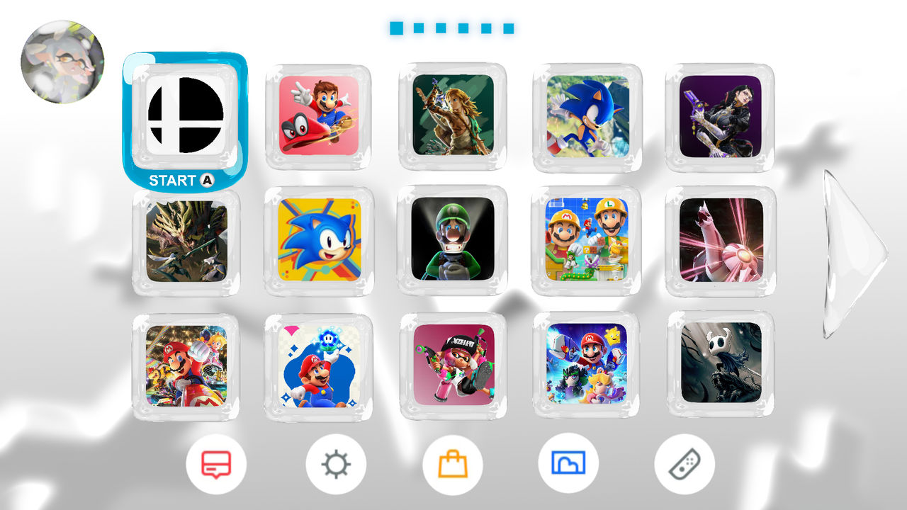 Nintendo Switch Menu in Wii U aero style by uncontrolmas on DeviantArt