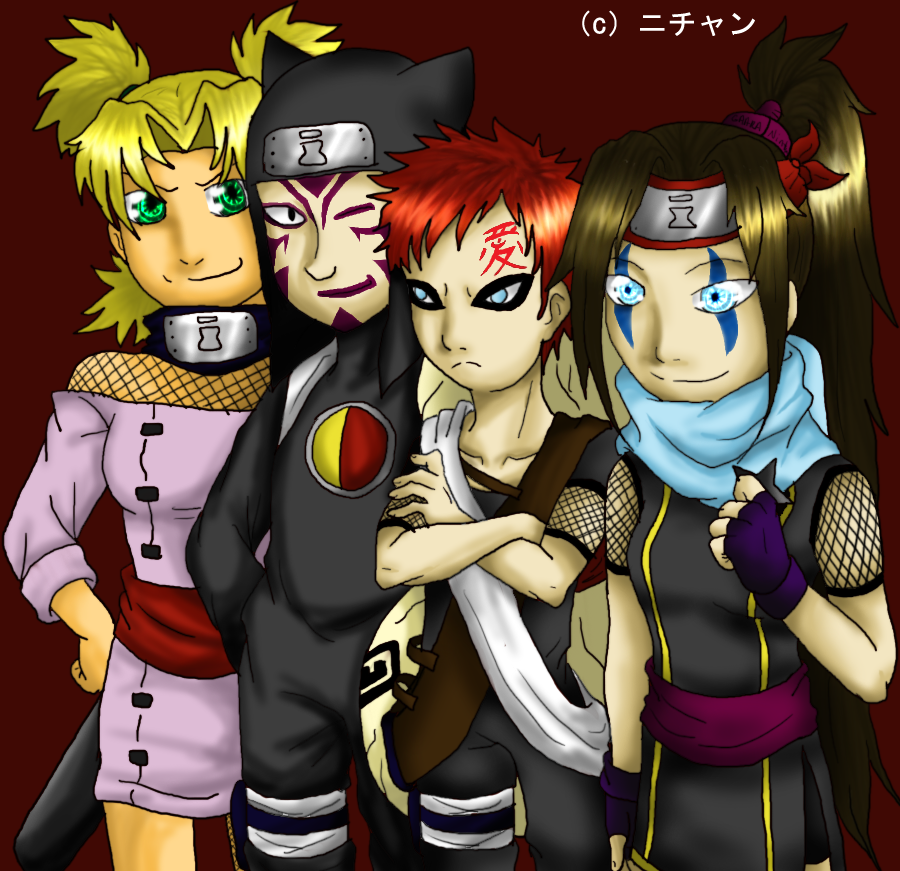 the_4_genin_team by We-Love-Gaara-club on DeviantArt