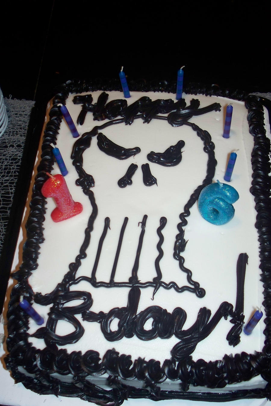 The Punisher cake  Amazing cakes, Cake, Desserts