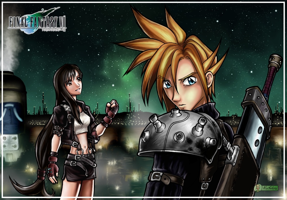 FF VII - Tifa and Cloud