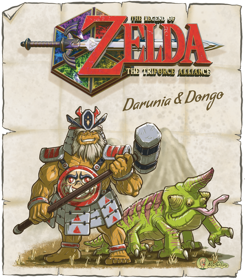 Zelda - The Triforce Alliance - Darunia and Dongo by alexsanlyra on ...