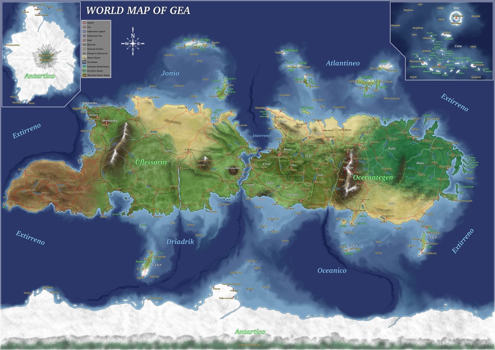 Comission: Map of Gea