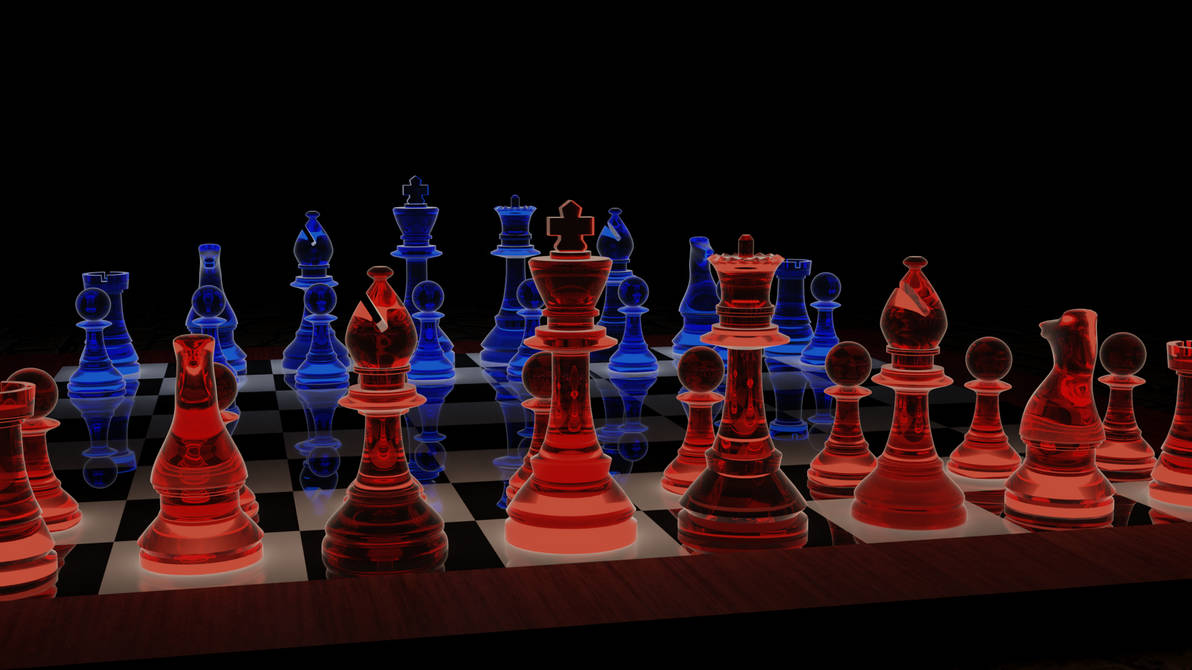 Red Glowing Chess by ShirakawaShuu on DeviantArt