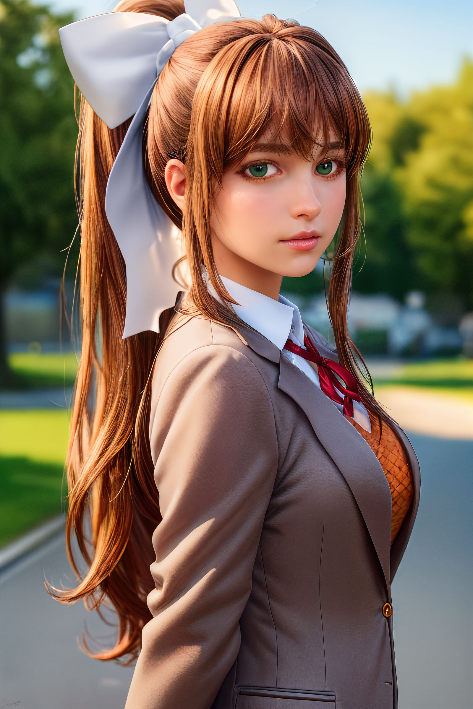Ddlc Rigs Almost Real DDLC - Monika by ShirakawaShuu on DeviantArt