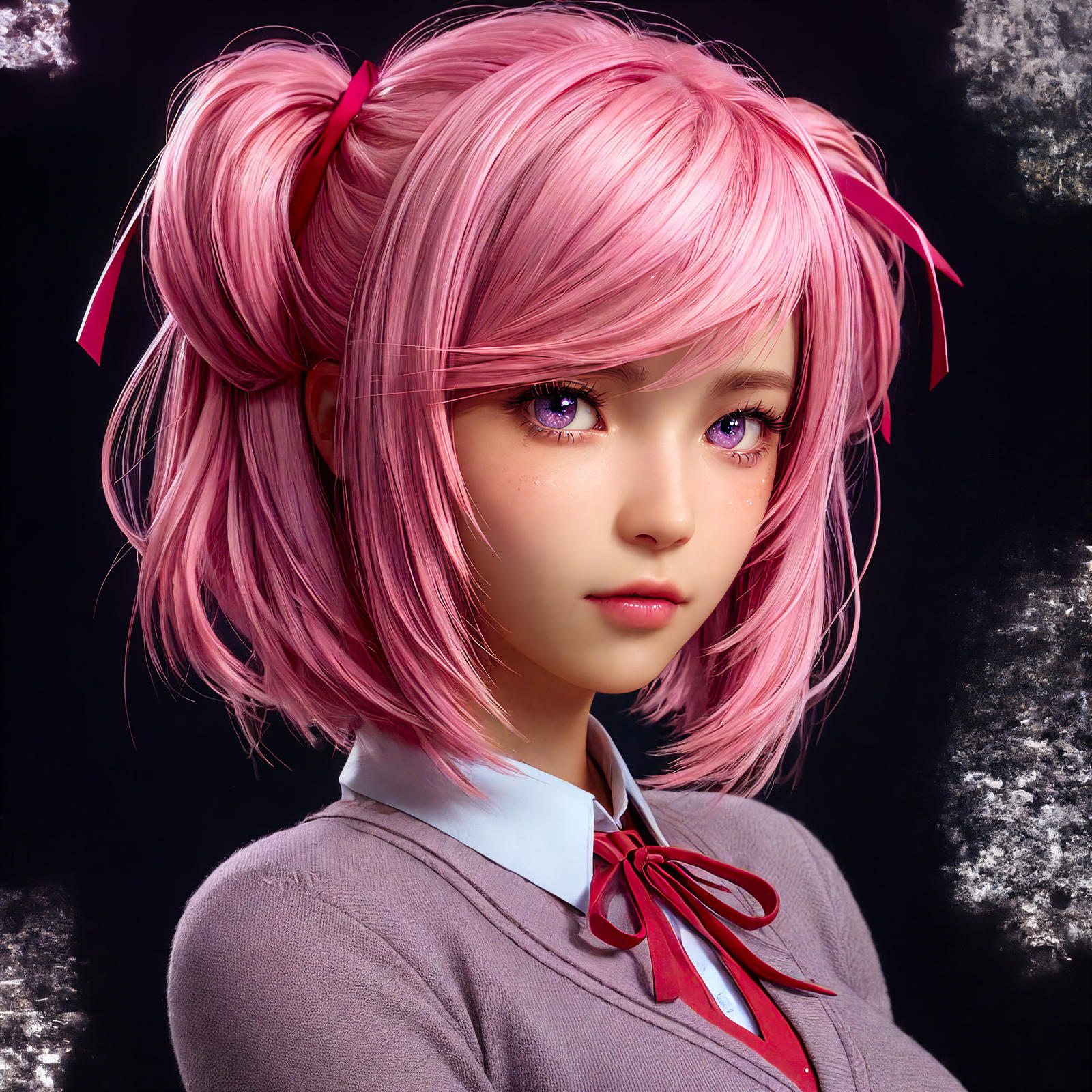 Yet another Realistic Natsuki by ShirakawaShuu on DeviantArt