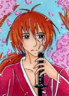 Kenshin in Kirschblueten XD