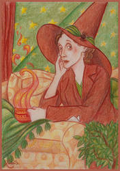 Virginia Woolf as a witch