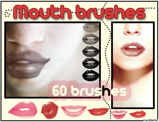 Mouth Brushes for Photoshop