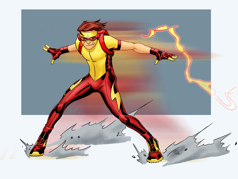 K is for Kid Flash