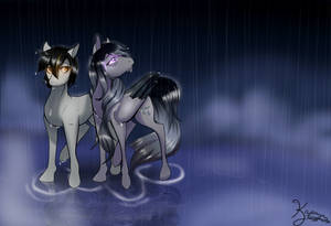 Night Rain (Contest Entry) by Kajeayn