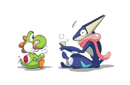 CHeers for greninja and yoshi getting in