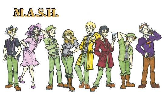 M.A.S.H. Character Designs