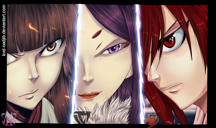 Erza vs Minerva vs kagura